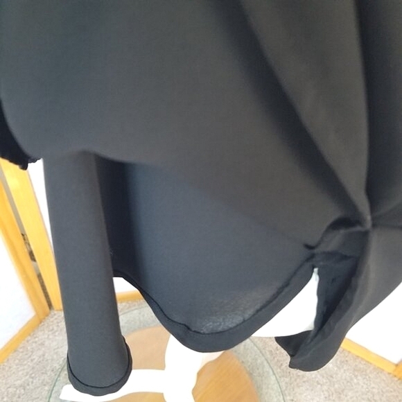 Express Barcelona Cami Tank Top Size Medium Spider Web Silky Black Y2K - Picture 5 of 11